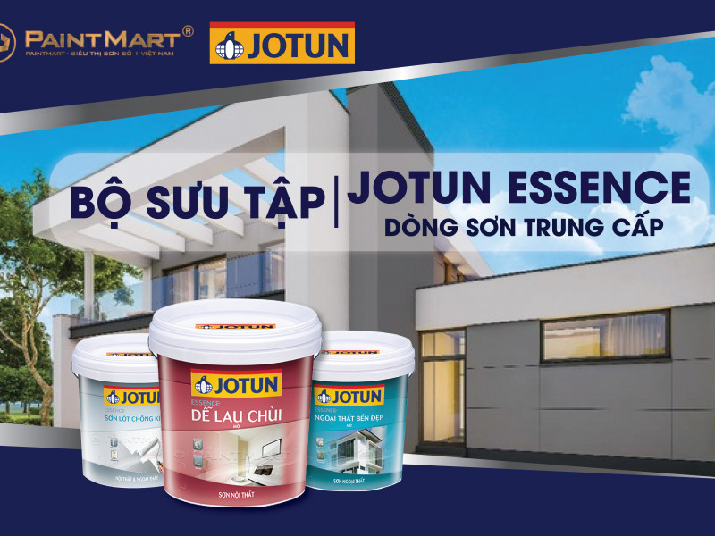 Sở hữu ngay combo trung cấp Jotun Essence cho bề mặt tường đẹp bền lâu