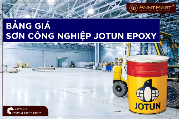 Bảng báo giá sơn công nghiệp Jotun Epoxy mới nhất