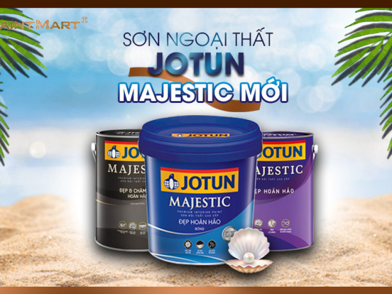 Các dòng sơn nội thất Majestic cao cấp của thương hiệu Jotun