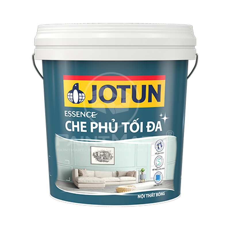 Sơn nội thất Jotun Essence Bóng - 1L: Với độ bóng mịn tuyệt đối, sơn nội thất Jotun Essence Bóng - 1L là sản phẩm tuyệt vời cho những khách hàng đòi hỏi sự hoàn hảo. Hãy xem qua hình ảnh liên quan để đánh giá được chất lượng của sản phẩm.
